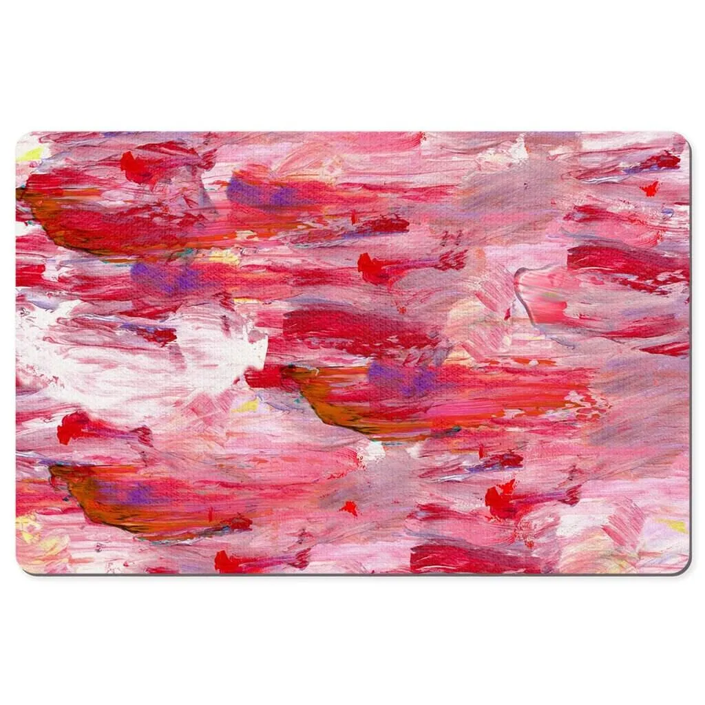 Abstract Art Desk Mats, Desktop Mat, Anti-Slip PU Leather Desk Mouse Mat Pad PC Laptop Office Computer Home Mice Mat Stylish Off