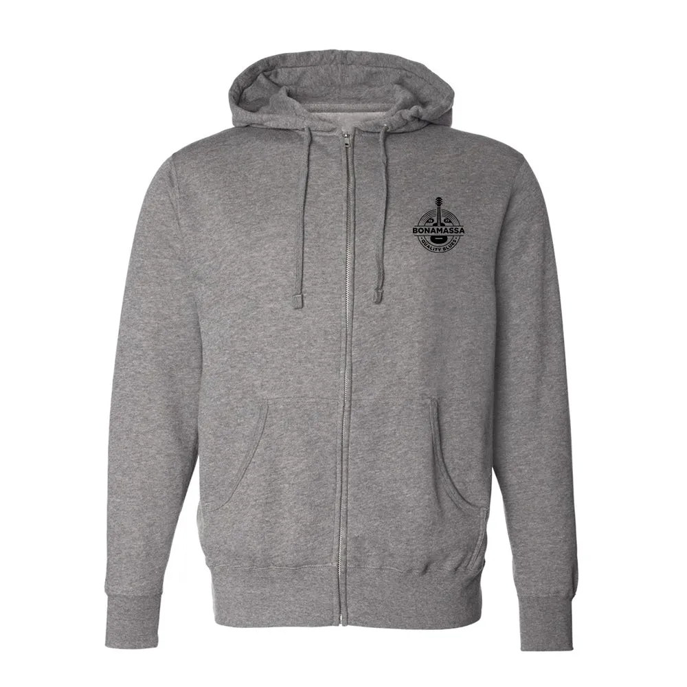 Acoustic Quality Blues Zip-Up Hoodie (Unisex)