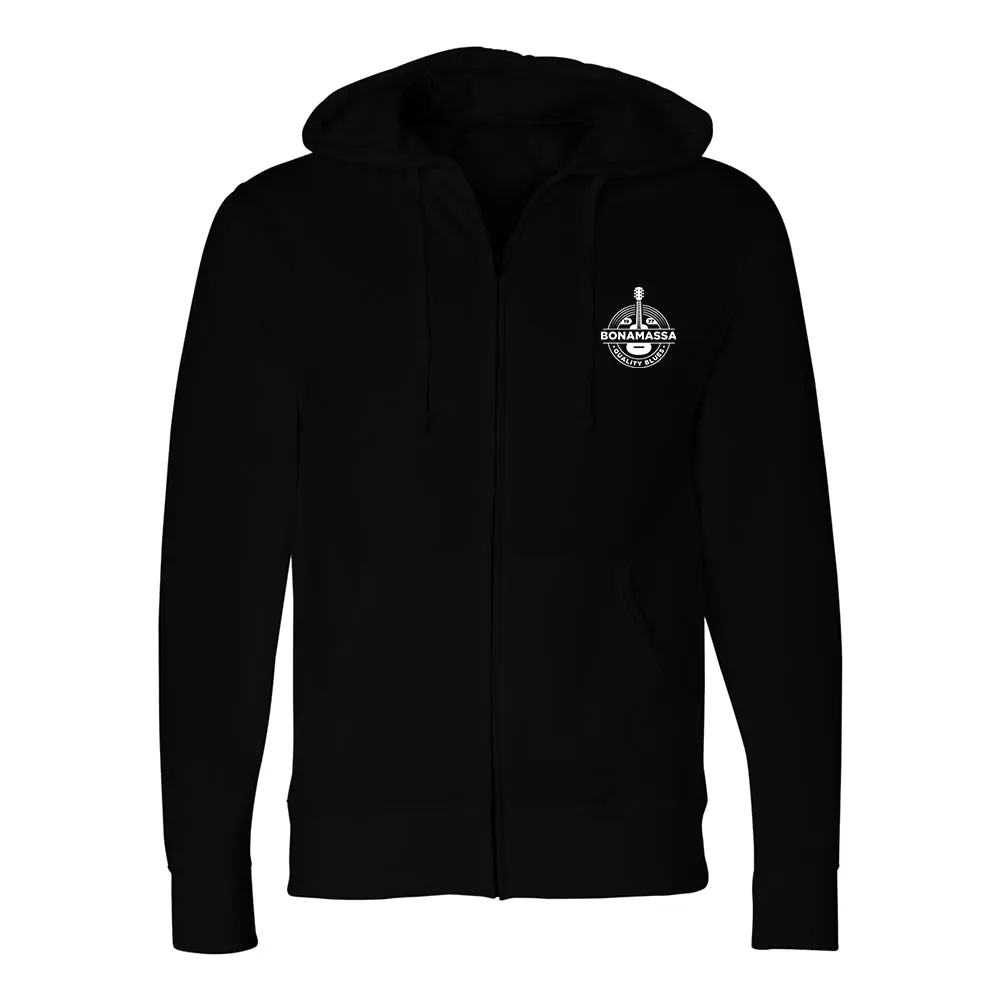 Acoustic Quality Blues Zip-Up Hoodie (Unisex)