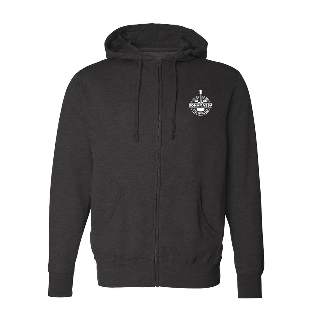 Acoustic Quality Blues Zip-Up Hoodie (Unisex)