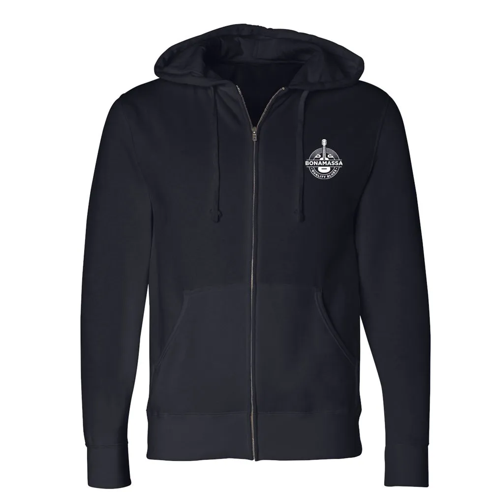 Acoustic Quality Blues Zip-Up Hoodie (Unisex)