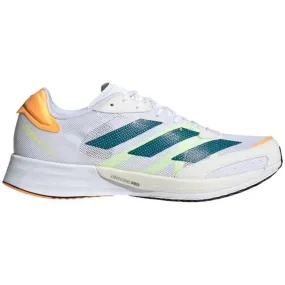 Adidas Adizero Adios 6 Cloud White Real Teal Flash Orange 12 D Medium