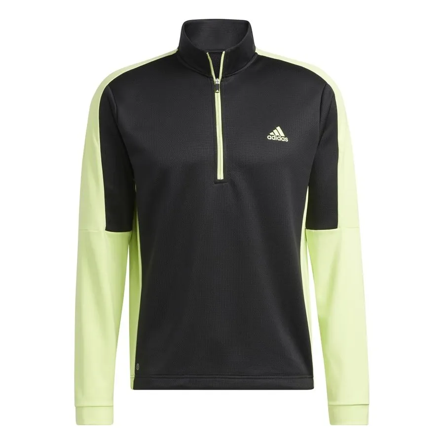 Adidas Colorblock Primegreen Golf Top - Black