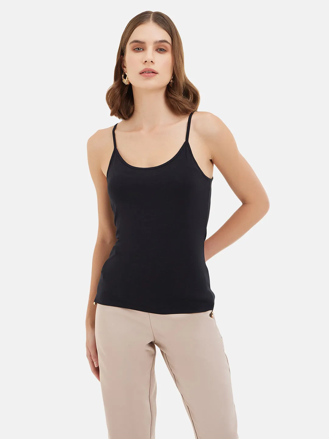 Adjustable Strap Basic Camisole