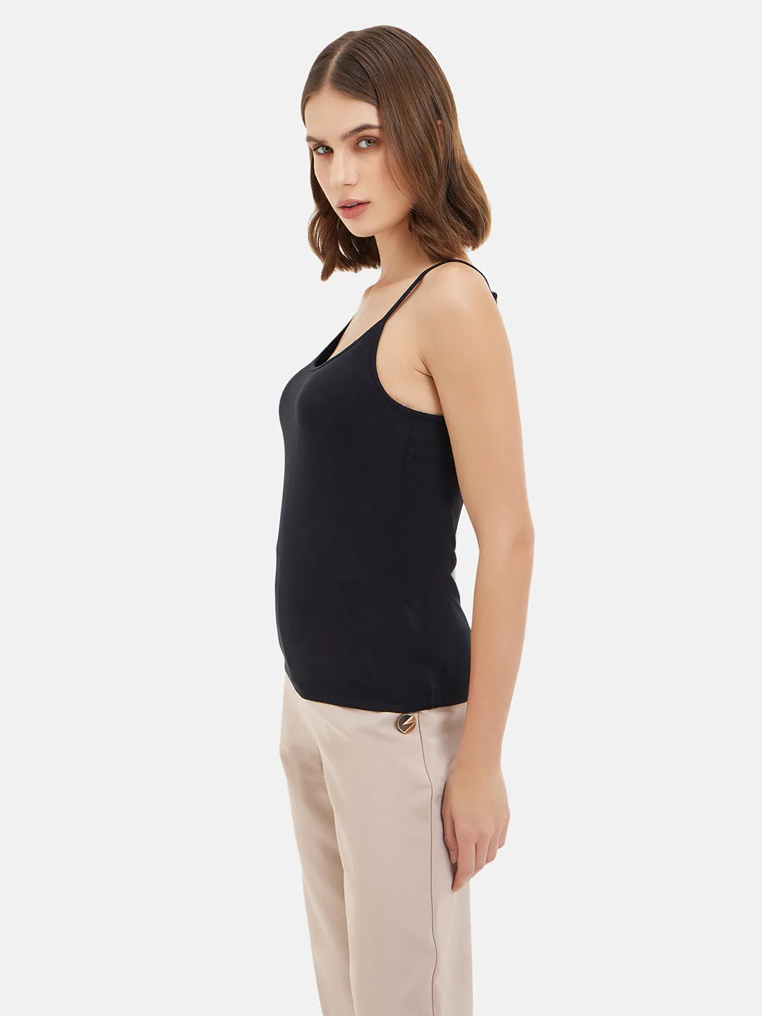 Adjustable Strap Basic Camisole