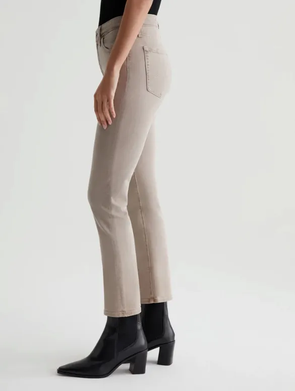 AG Mari Slim Straight Crop Taupe - Shop Online | Trendy Women's Pants | Affordable Fashion