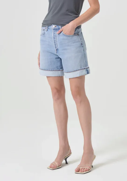 AGOLDE Denim Long Shorts