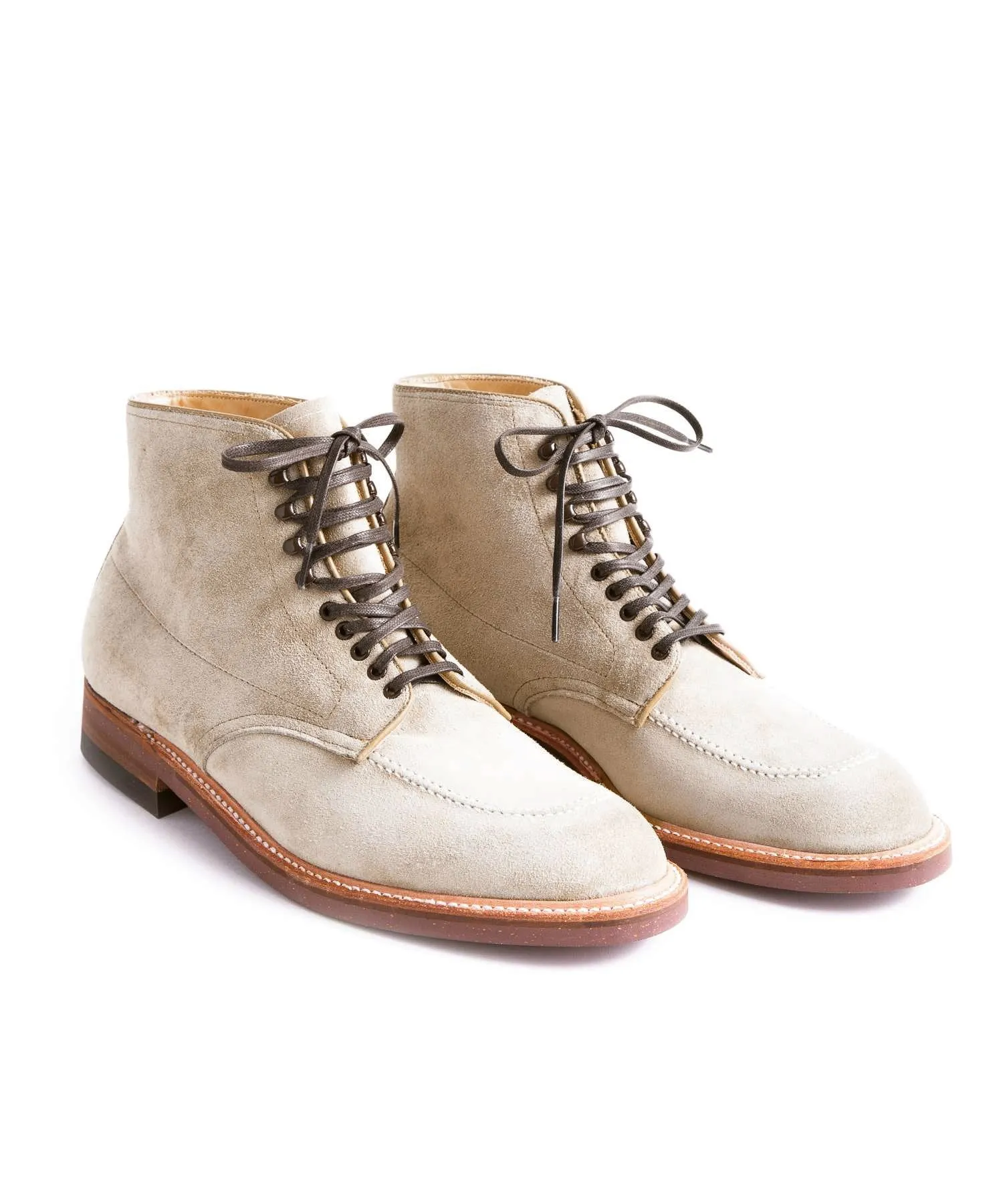 Alden Suede Indy Boot In Milkshake Exclusive