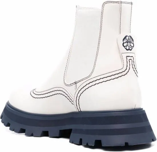 Alexander McQueen Wander Chelsea boots White