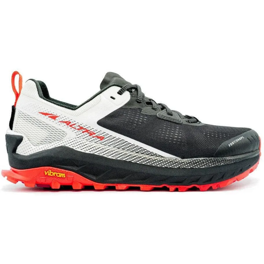 Altra Olympus 4 Black/White Men's Shoe Size 12.5 D Medium.