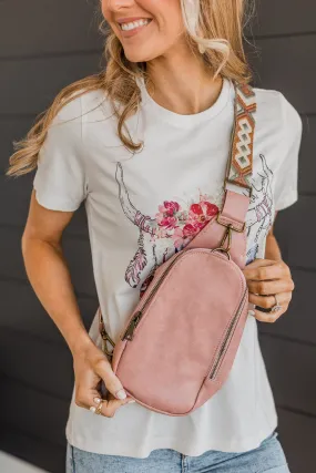 Always On The Go Sling Bag- Blush