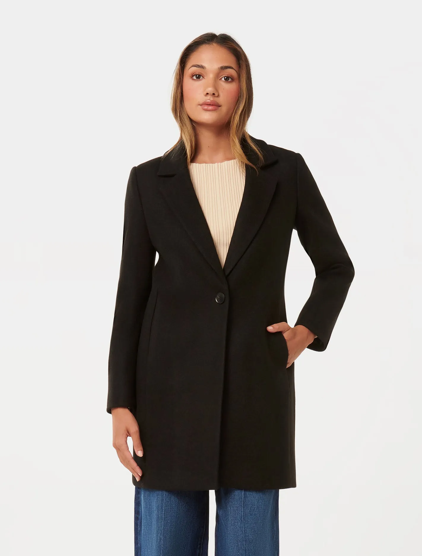 Anna Petite Coatigan - Single Breasted Coat for Women