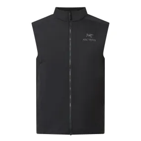 ARCTERYX Atom Zip-Through Logo Gilet - Black