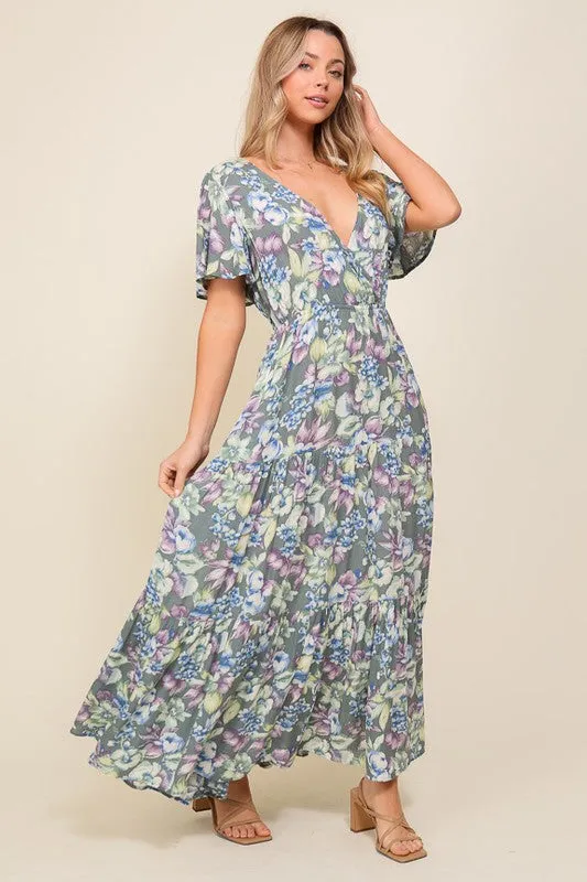 Arya Maxi Dress – Floral Design | Shop Now