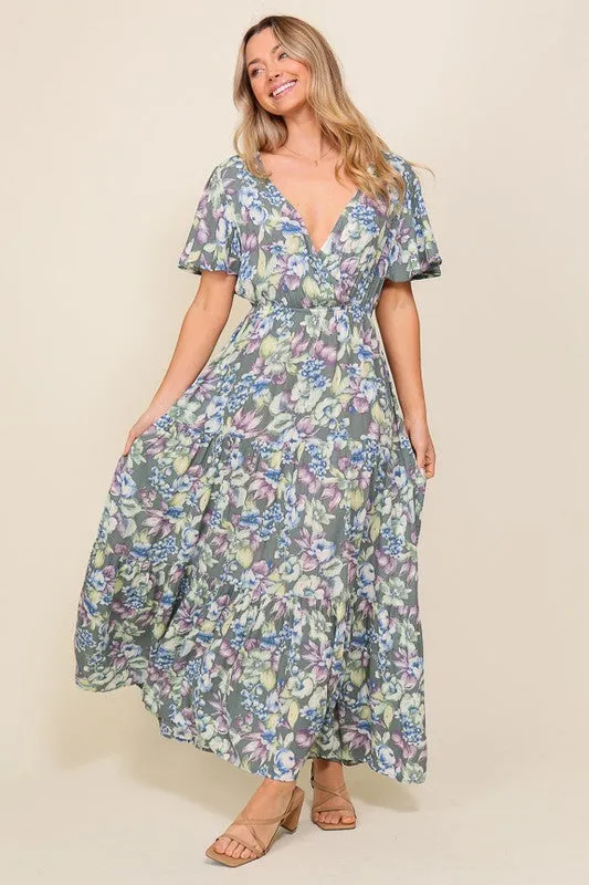 Arya Maxi Dress – Floral Design | Shop Now