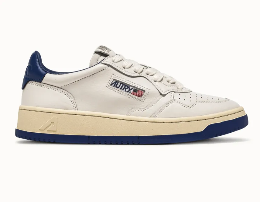 Autry Action Shoes Blue & White - Bicolour AULM BB35 | Shop Now