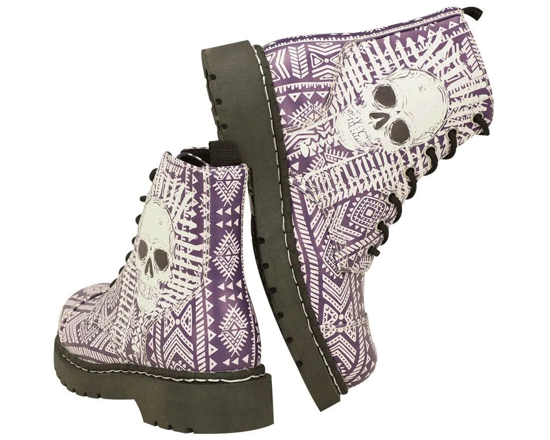 Aztec Skull Boots *ALL ITEMS FINAL SALE/NON-RETURNABLE*