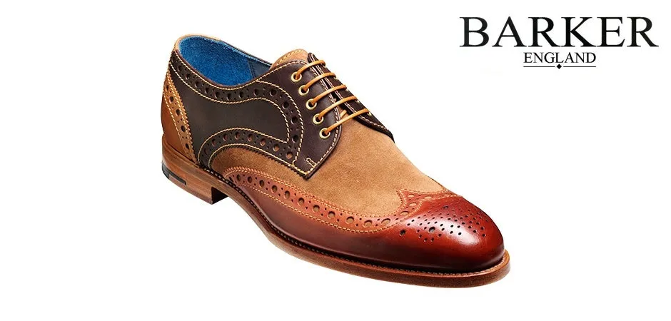 Barker Thompson Derby wingtip - Brown / Tan / Coffee / Beige