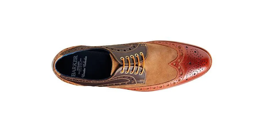 Barker Thompson Derby wingtip - Brown / Tan / Coffee / Beige