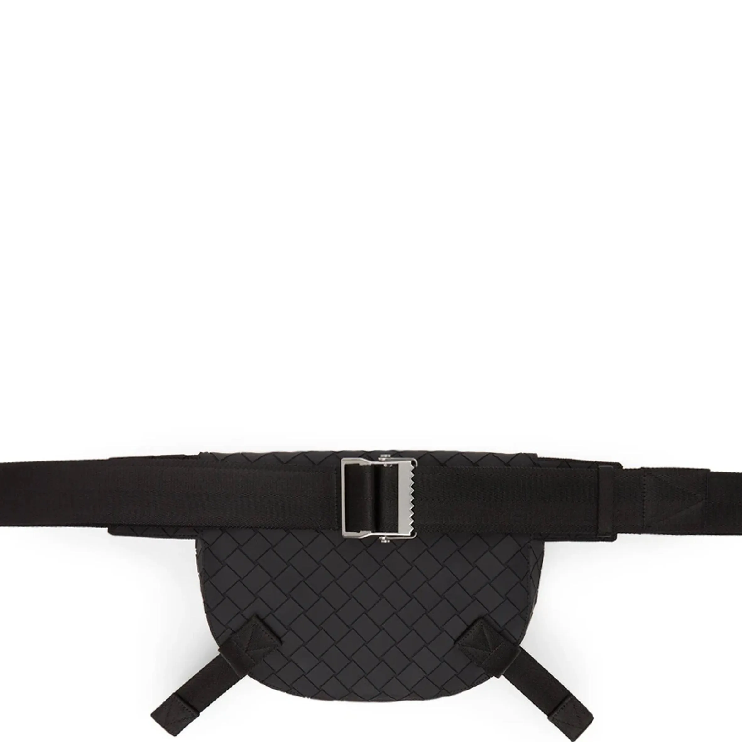 Belt Bag Intrecciato Rubber, Black