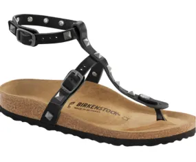 Birkenstock sandals Marillia Studs NL Black Regular black Natural leather