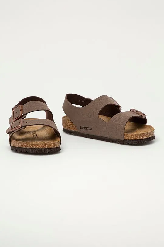 Birkenstock sandals Milano men's brown color 634501