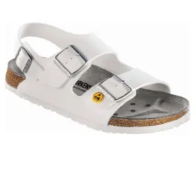 Birkenstock sandals Milano narrow White Birko-Flor ESD work