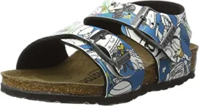 Birkenstock sandals New York donald & goofy in space blue Birko-Flor