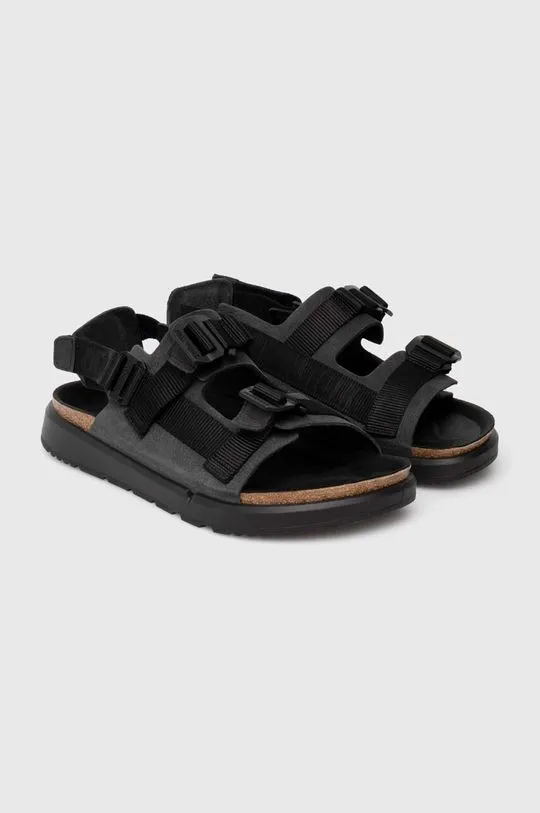 Birkenstock sandals Shinjuku men's black color 1024599