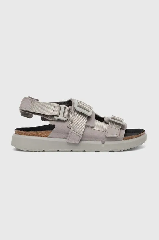 Birkenstock sandals Shinjuku men's gray color 1028132