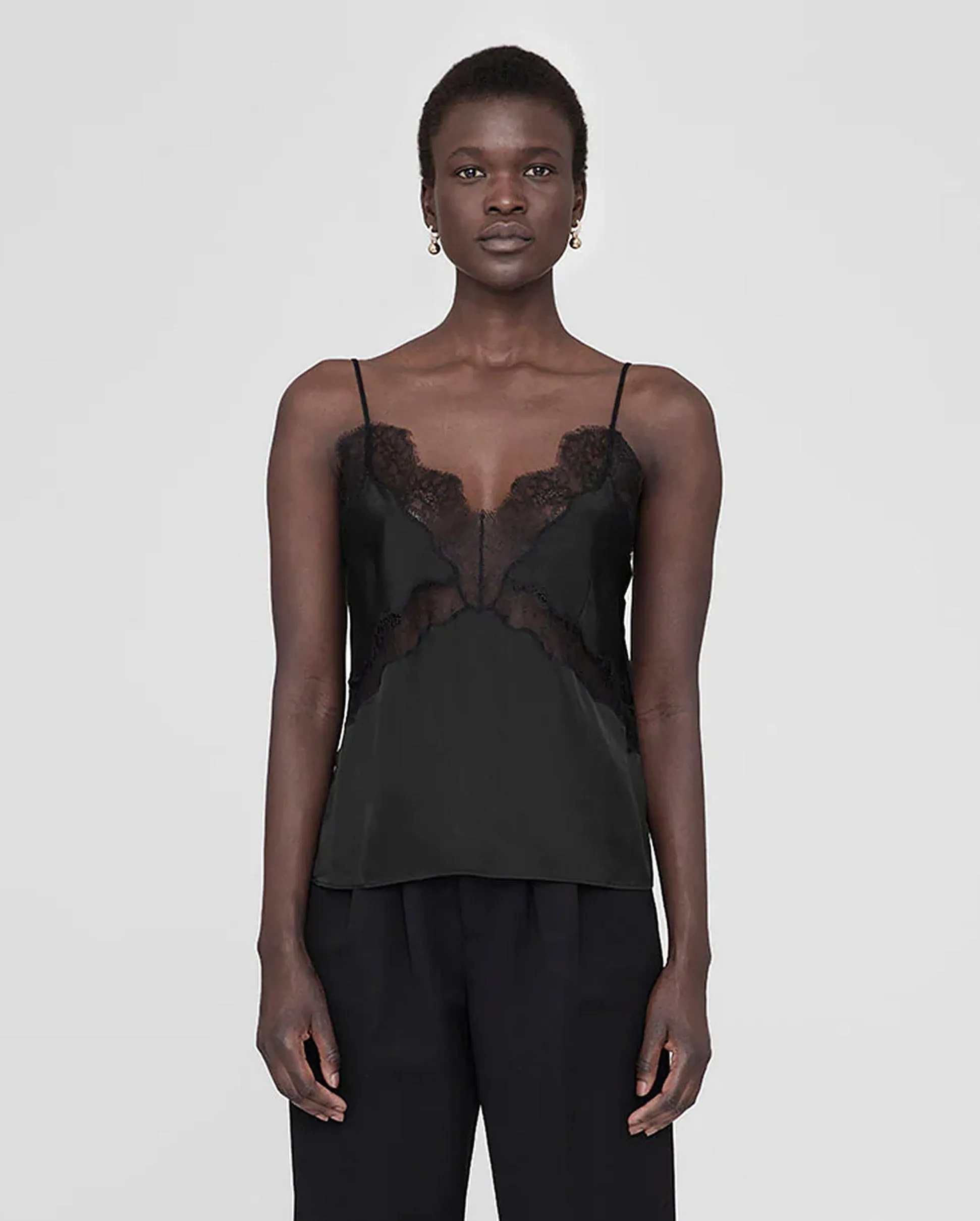 Black Amelie Camisole