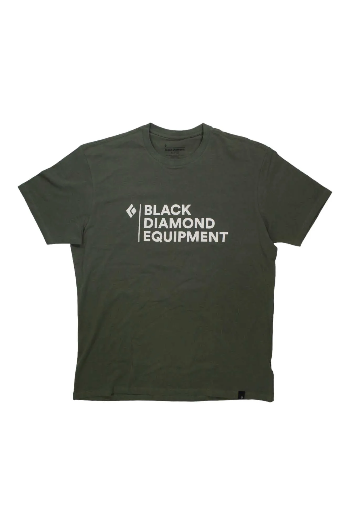 Black Diamond Mens Stacked Logo Tee