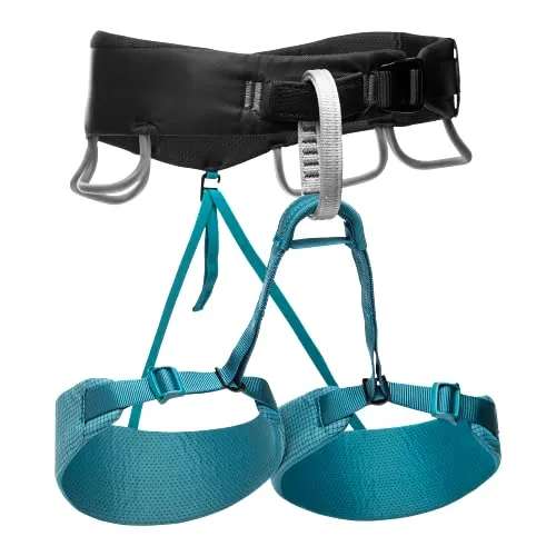 Black Diamond Women's Momentum Harness – Lightweight, Adjustable, and Comfortable for Versatile Climbing Adventures