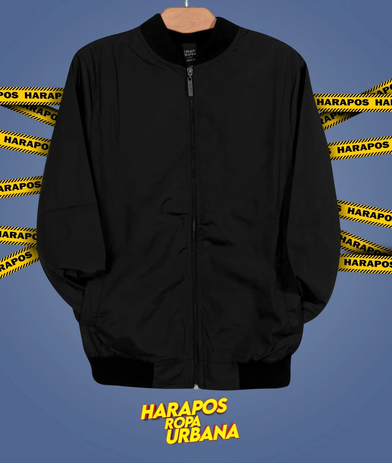 Black Jhankoos bomber jacket.