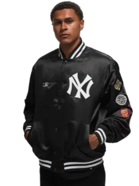 Black MLB New York Yankees Bomber Jacket