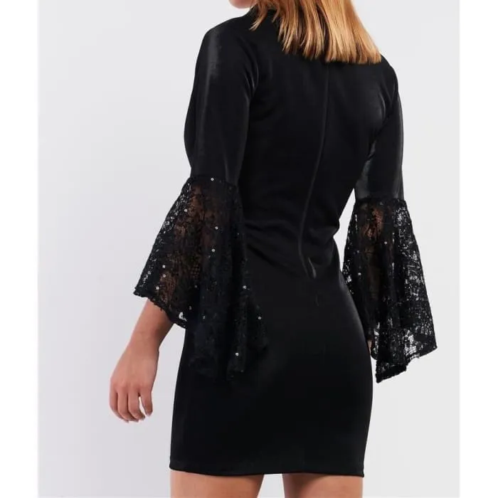 Blazer Dress With Lace Sleeves - Shop now!