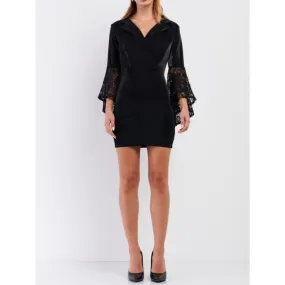 Blazer Dress With Lace Sleeves - Shop now!