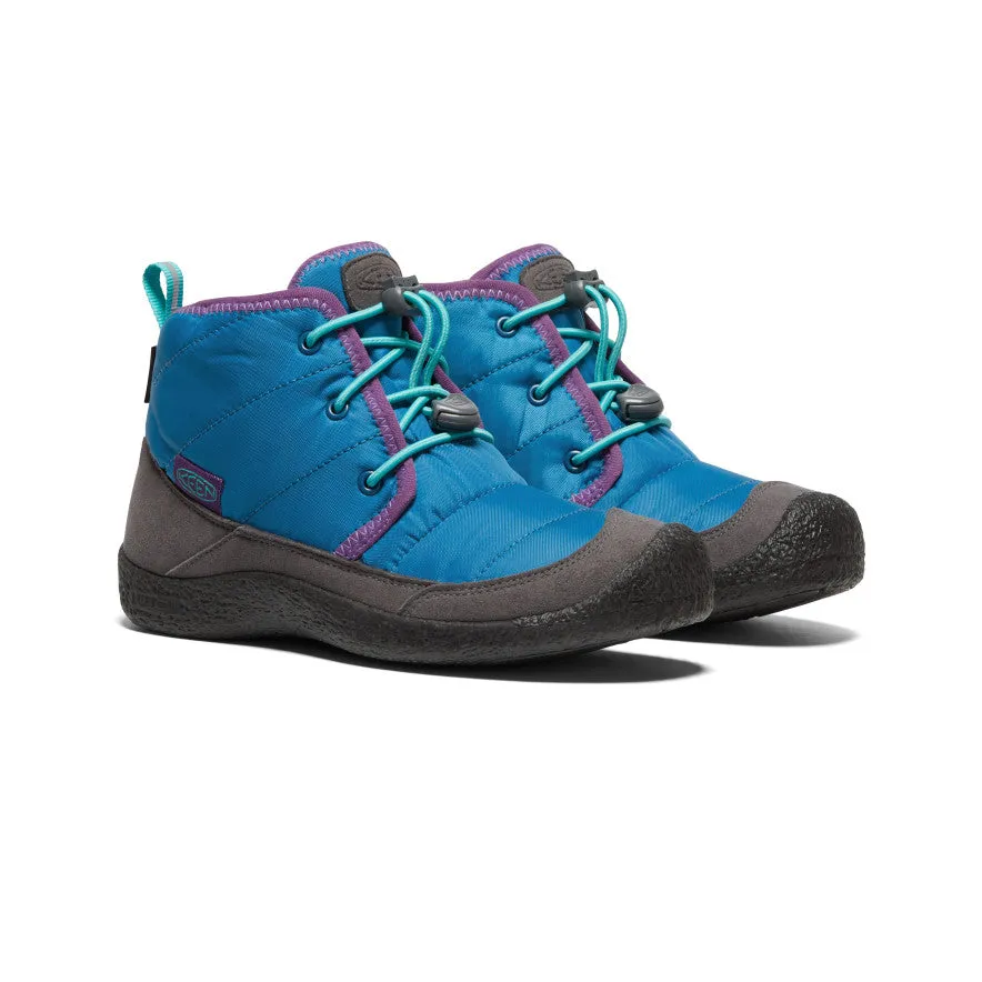 Blue Waterproof Chukka Boots for Big Kids | Mykonos Blue/Atlantis