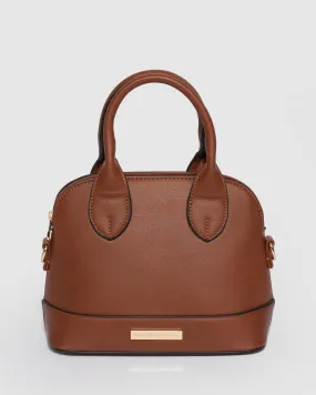 Brown Toya Small Tote Bag