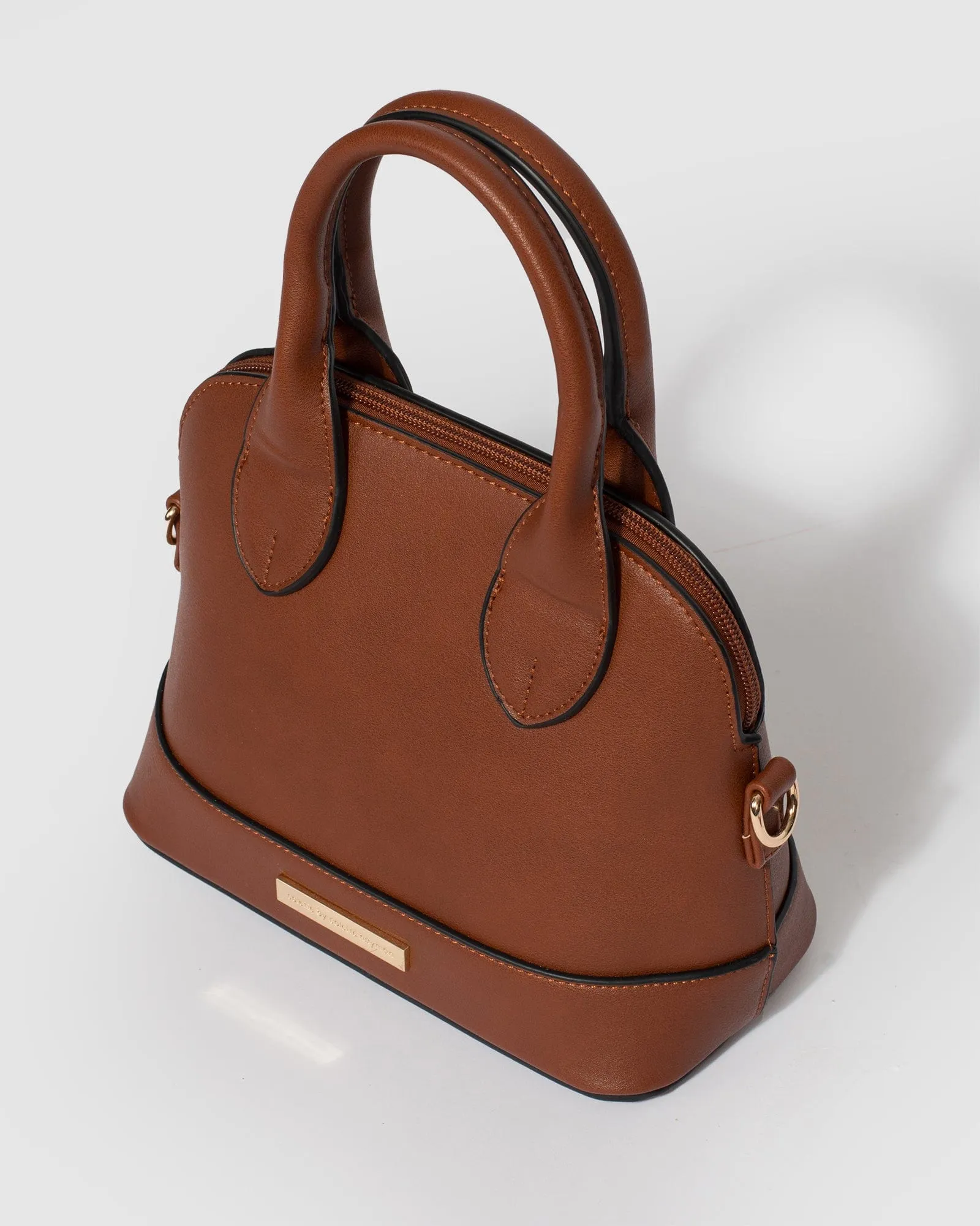 Brown Toya Small Tote Bag