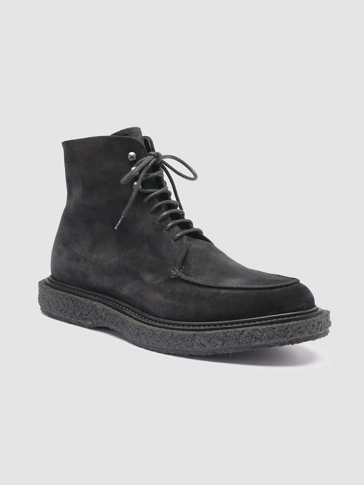 BULLET 008 - Black Suede Ankle Boots