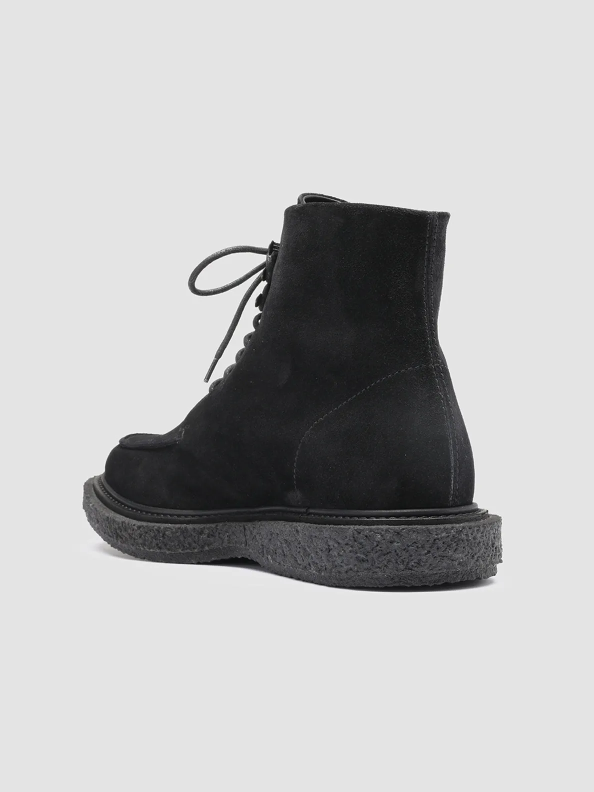 BULLET 008 - Black Suede Ankle Boots