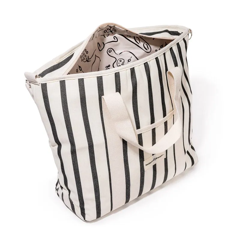 Business & Pleasure - Cooler Tote Bag - Monaco Black Stripe-