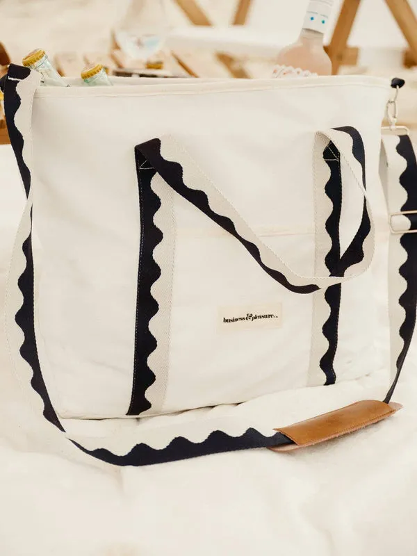 Business & Pleasure - Cooler Tote Bag - Riviera White-