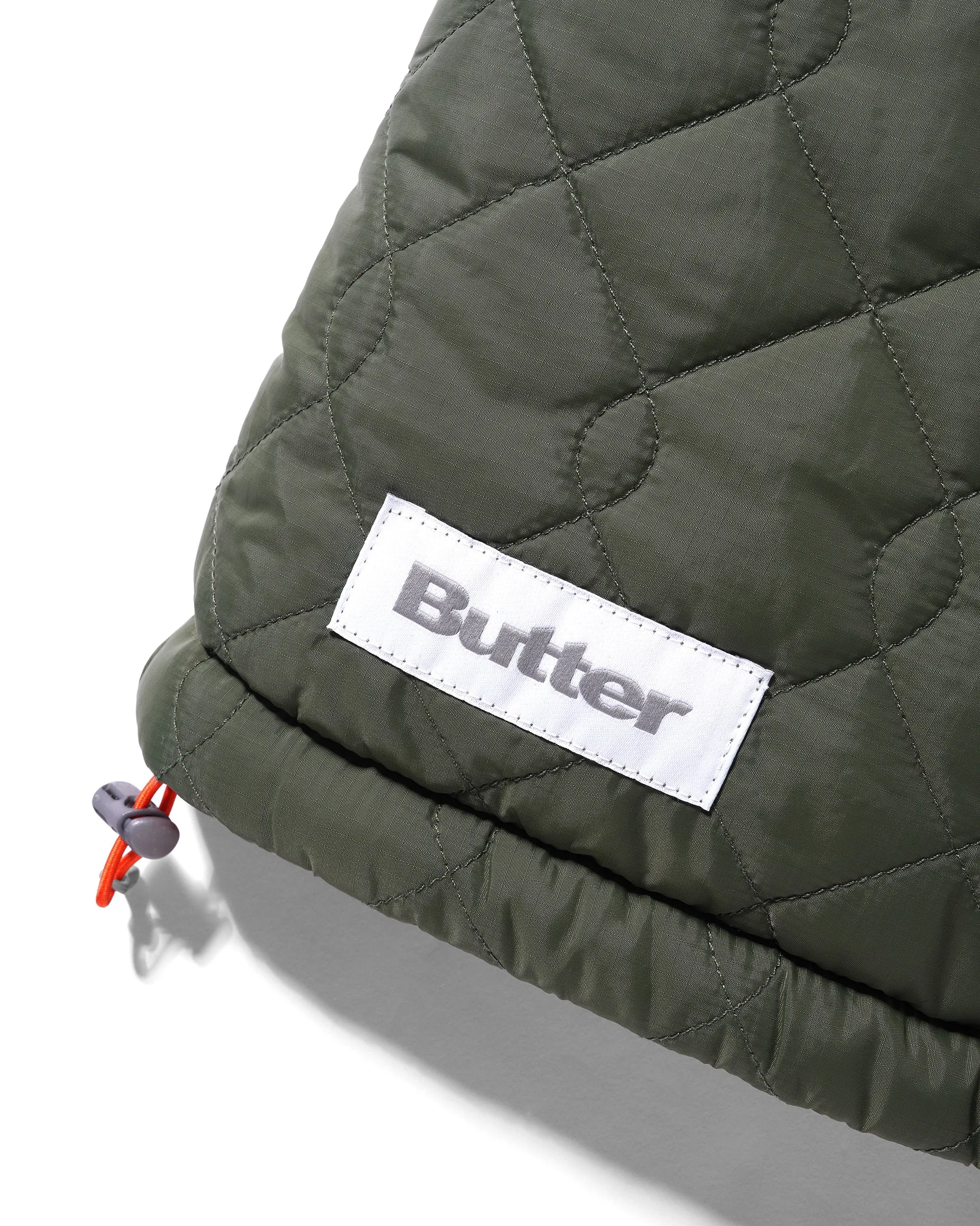 Butter Chainlink Reversible Army Orange Puffer Vest