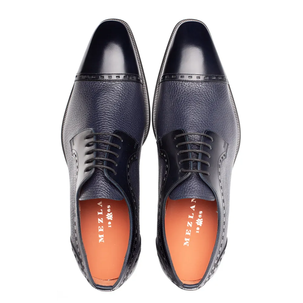 Calf Deer Cap Toe Derby shoes