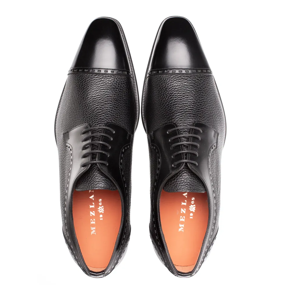 Calf Deer Cap Toe Derby shoes