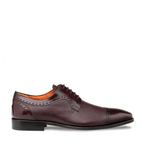 Calf Deer Cap Toe Derby shoes