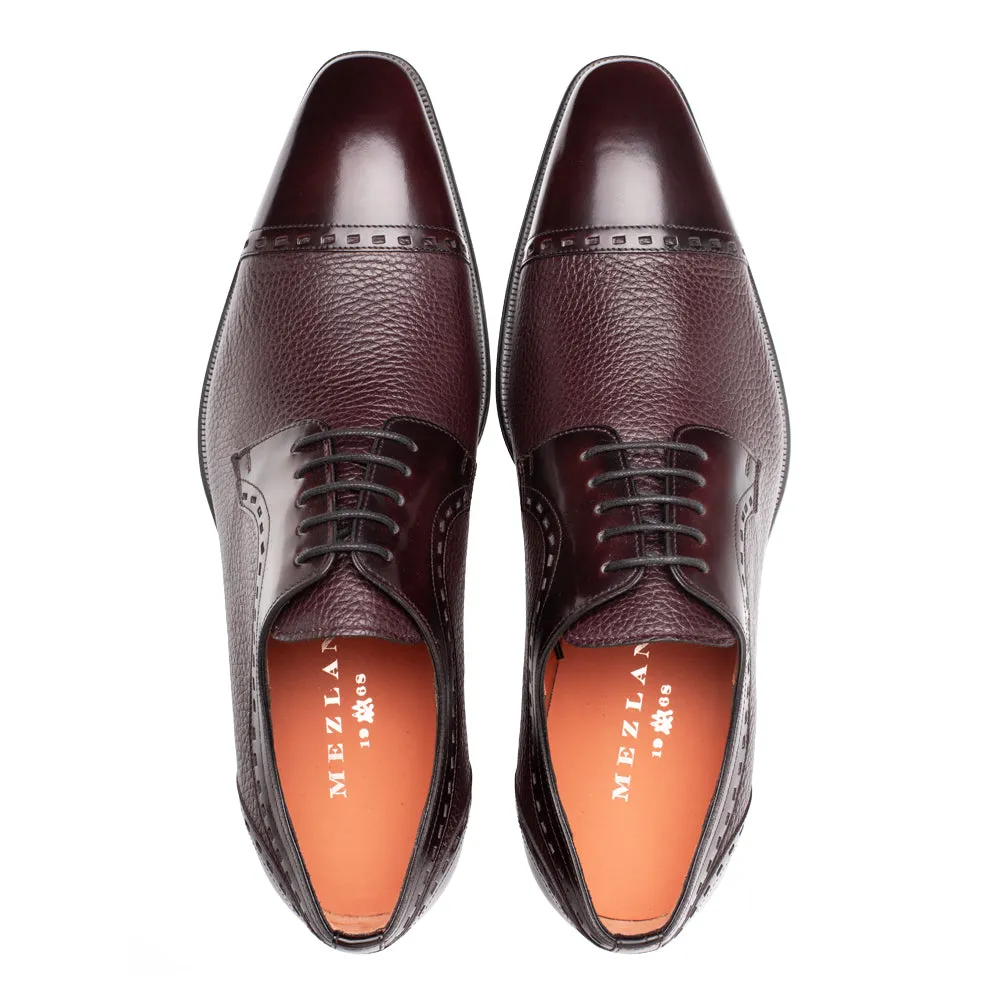 Calf Deer Cap Toe Derby shoes