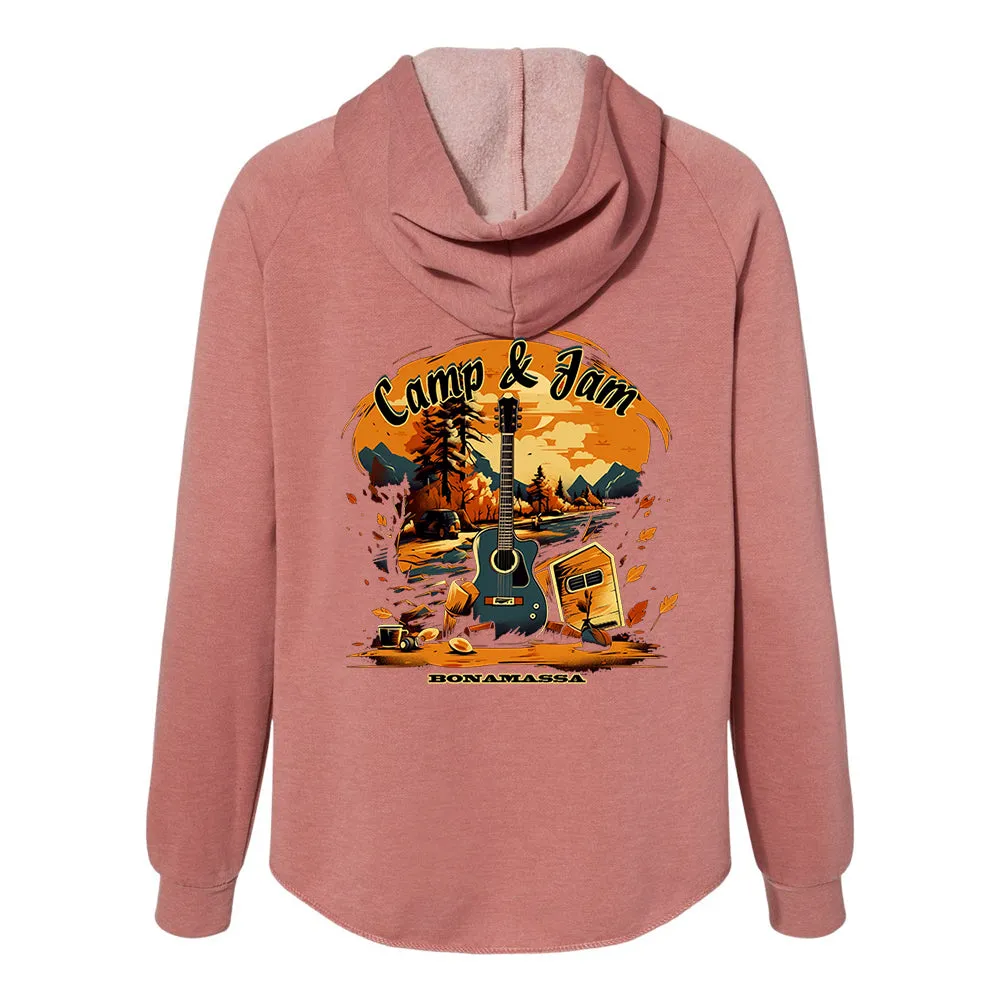 Camp & Jam Wave Wash Zip-Up Hoodie (Women)